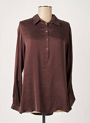 Cămașă maro HER SHIRT femeie