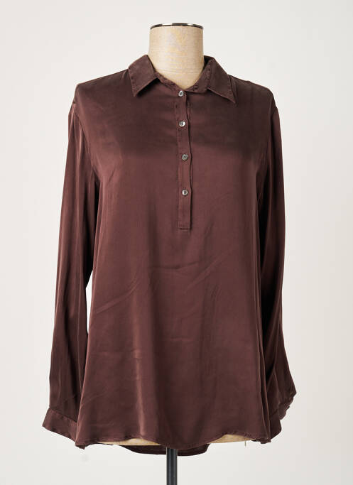 Cămașă maro HER SHIRT femeie