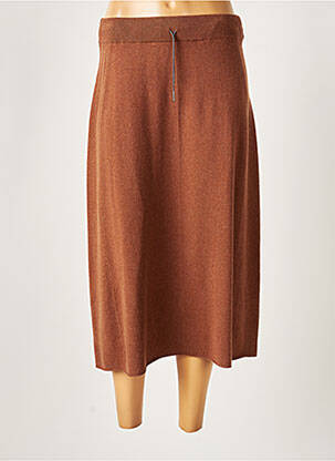 Fustă lungă maro FABIANA FILIPPI femeie