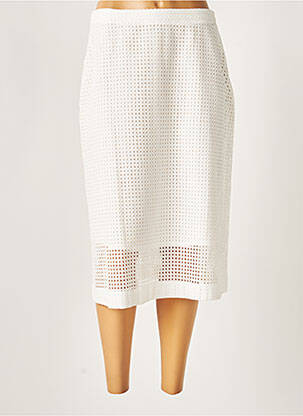 Fustă midi alb SET femeie