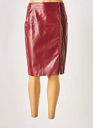 Fustă midi roșu PAULE KA femeie