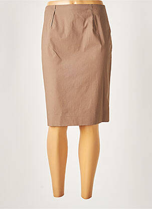 Fustă midi maro PAULE KA femeie