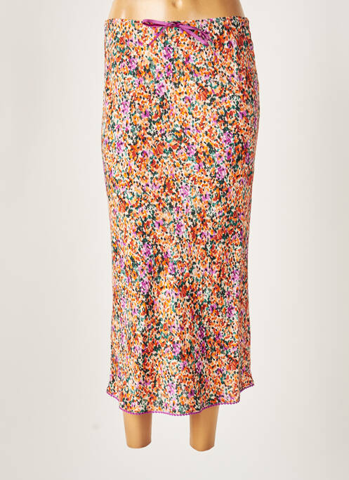 Fustă lungă portocaliu SET femeie