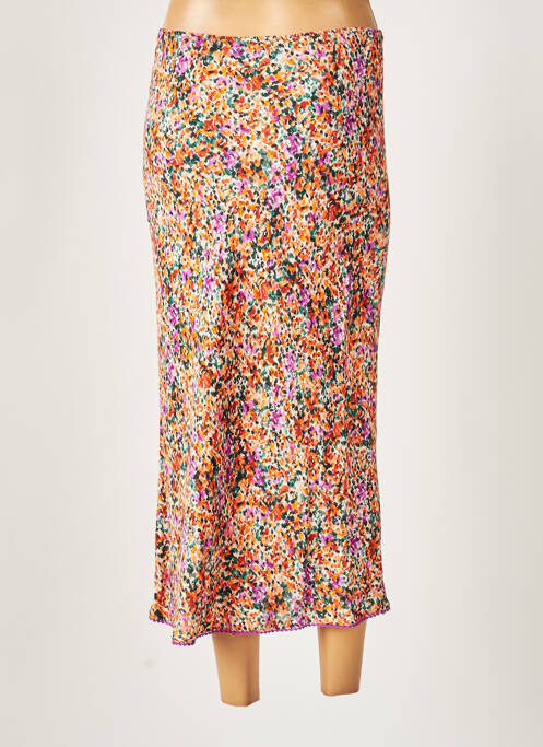 Fustă lungă portocaliu SET femeie