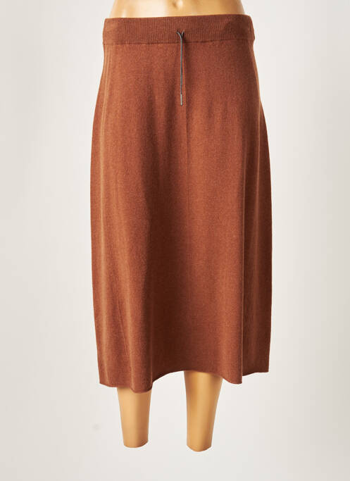 Fustă lungă maro FABIANA FILIPPI femeie