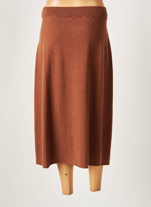 Fustă lungă maro FABIANA FILIPPI femeie