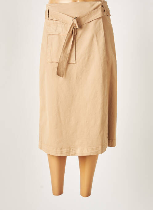 Fustă midi bej PESERICO femeie