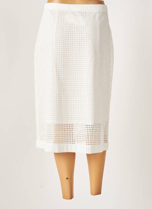 Fustă midi alb SET femeie