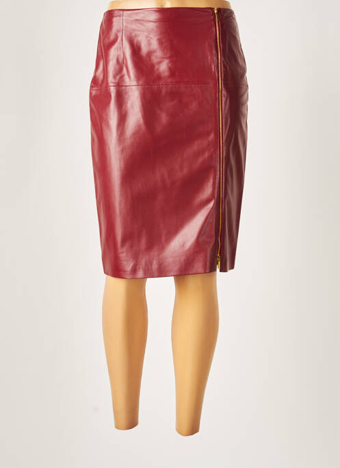 Fustă midi roșu PAULE KA femeie