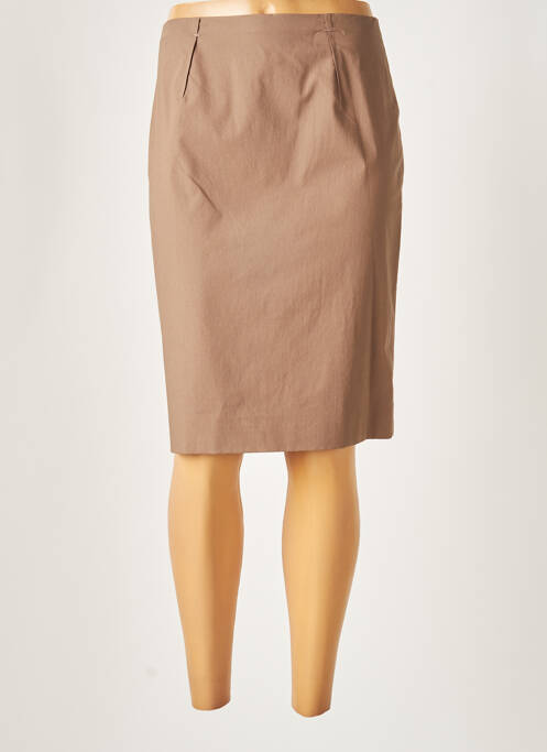 Fustă midi maro PAULE KA femeie