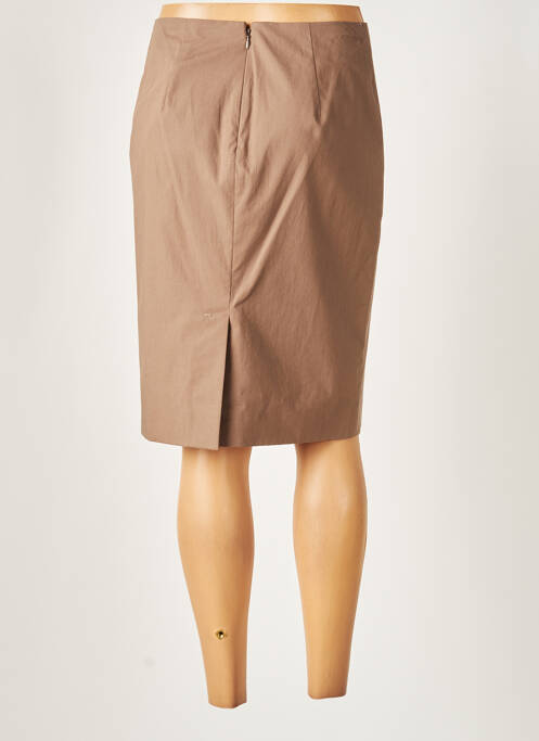 Fustă midi maro PAULE KA femeie