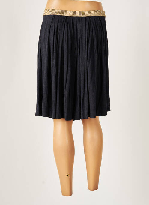 Fustă midi croială dreaptă albastru HARTFORD femme