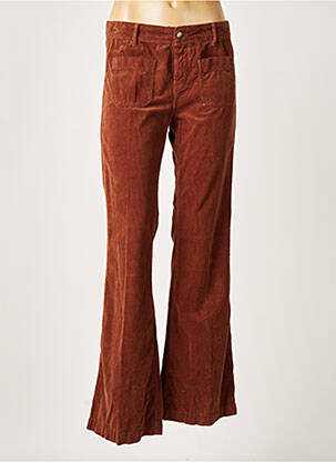 Pantalon evazat maro ACQUAVERDE femeie