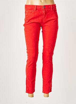 Pantalon 7/8 elasticitate talie joasă roșu ACQUAVERDE femeie