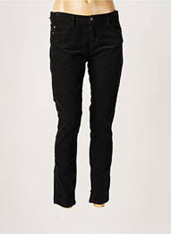 Pantalon slim broderie cu nituri mărime normală negru ACQUAVERDE femme