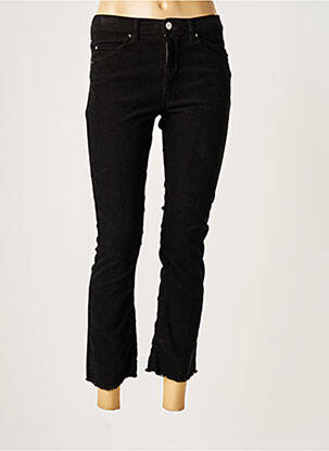 Pantalon 7/8 elasticitate mărime normală negru ACQUAVERDE femeie