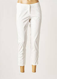 Pantalon 7/8 croială chino mărime normală alb ARMANI femme
