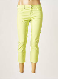 Pantalon trei sferturi elasticitate mărime normală verde ARMANI femme