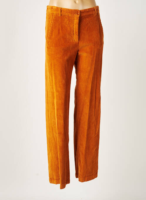 Pantalon larg maro HARTFORD femeie