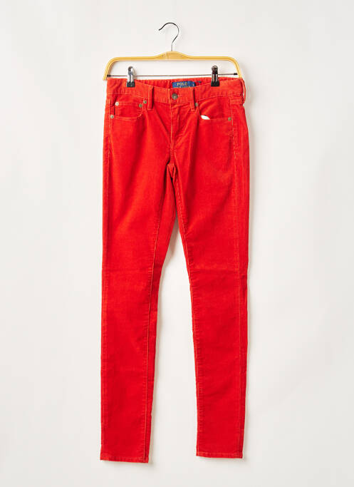 Pantalon slim roșu RALPH LAUREN femeie