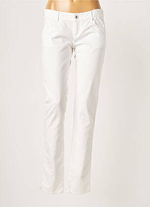 Pantalon slim talie joasă talie joasă alb ARMANI femeie