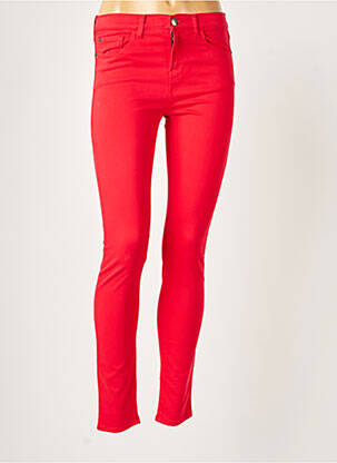 Pantalon slim talie joasă talie joasă roșu EMPORIO ARMANI femeie
