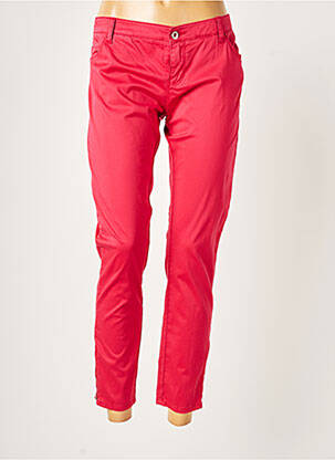 Pantalon 7/8 elasticitate talie joasă roșu ARMANI femeie