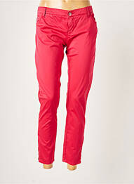 Pantalon 7/8 elasticitate talie joasă roșu ARMANI femme