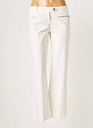 Pantalon larg bej PATRIZIA PEPE femeie