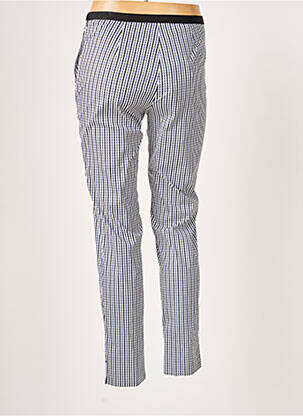 Pantalon slim țesătură poplin mărime normală negru PAULE KA femeie