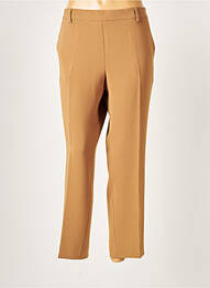 Pantalon 7/8 talie elastică mărime normală maro ALBERTO BIANI femeie