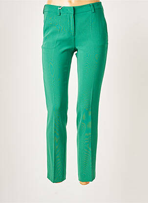 Pantalon 7/8 croială tip țigaretă mărime normală verde ALBERTO BIANI femeie