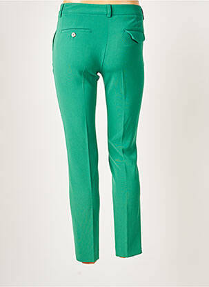 Pantalon 7/8 croială tip țigaretă mărime normală verde ALBERTO BIANI femeie