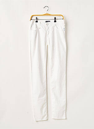 Pantalon slim alb ARMANI femeie