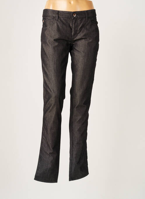 Blugi cu croială slim negru ARMANI femeie