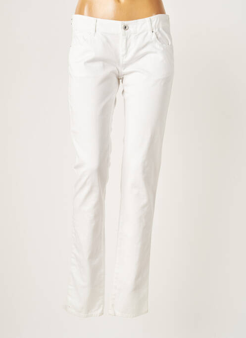 Pantalon slim alb ARMANI femeie