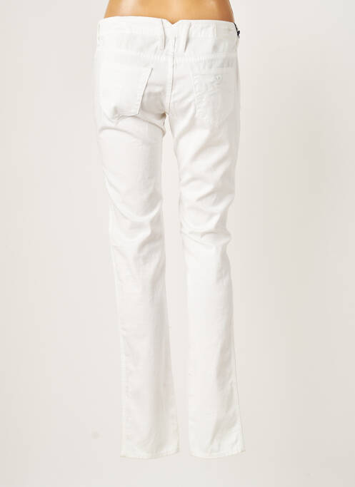Pantalon slim alb ARMANI femeie
