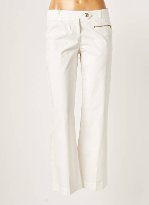 Pantalon larg bej PATRIZIA PEPE femeie