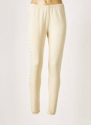 Pantalon slim bej WILDFOX femeie