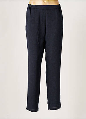 Pantalon drept talie elastică mărime normală albastru ZYGA femeie
