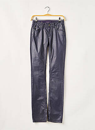 Pantalon slim albastru CORLEONE femeie