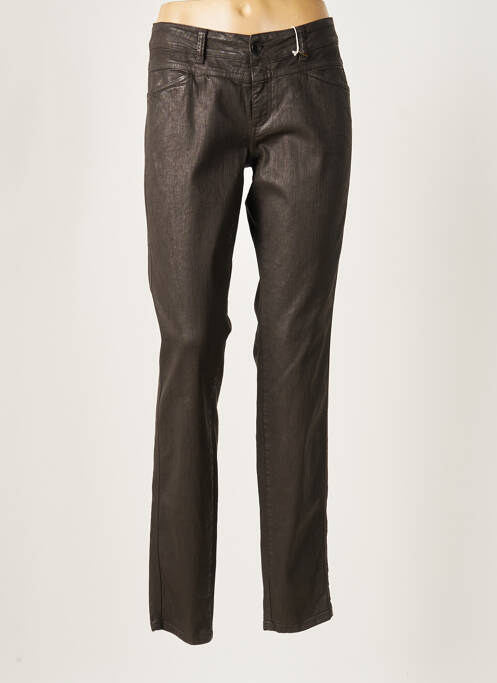 Pantalon slim maro CLOSED femeie