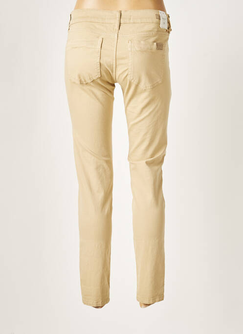 Pantalon slim bej FIVE femeie