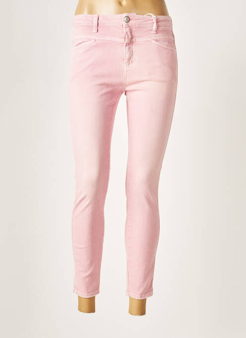 Blugi cu croială slim roz CLOSED femeie