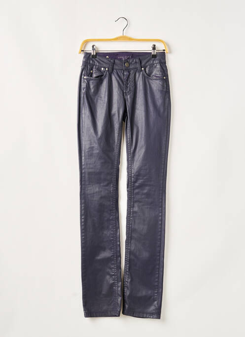 Pantalon slim albastru CORLEONE femeie