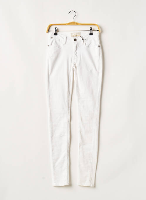 Blugi cu croială slim alb CLOSED femeie