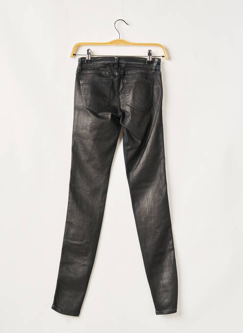 Pantalon slim țesătură acoperită mărime normală negru CLOSED femme