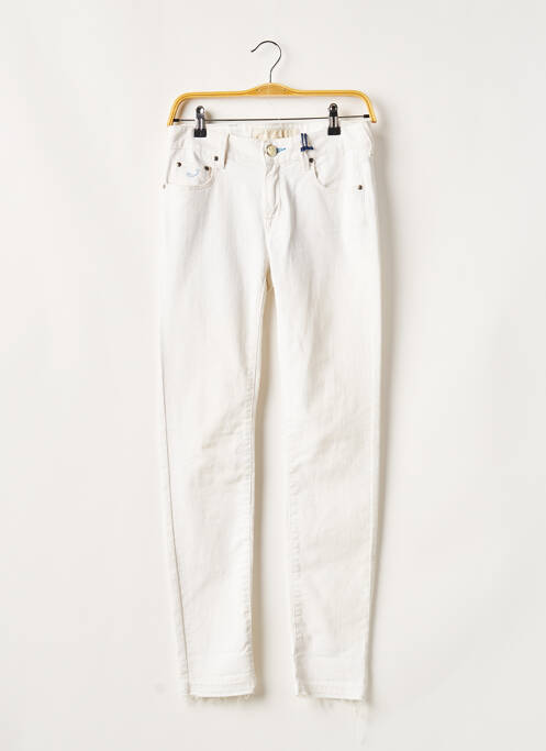 Blugi cu croială slim bej JACOB COHEN femeie