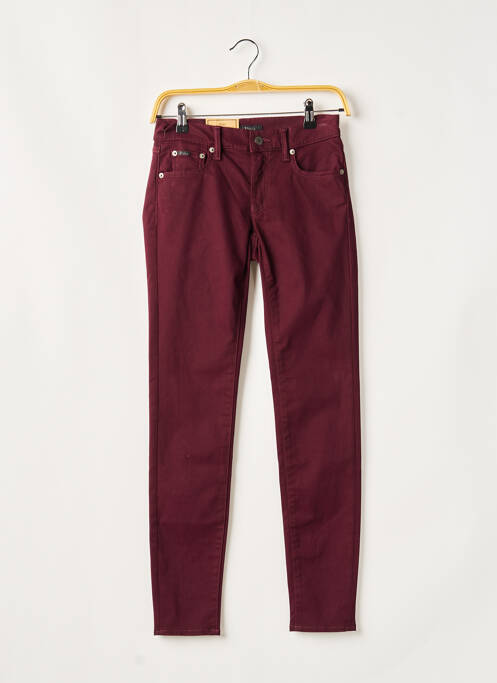 Pantalon slim roșu RALPH LAUREN femeie