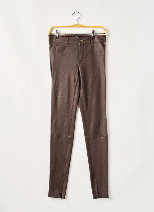 Pantalon slim maro SET femeie